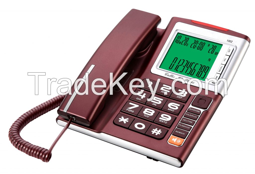 Regualr Caller ID ,big button corded big LED telephone 