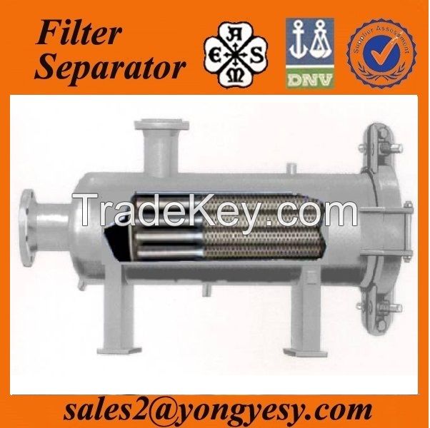 crude oil filter separator