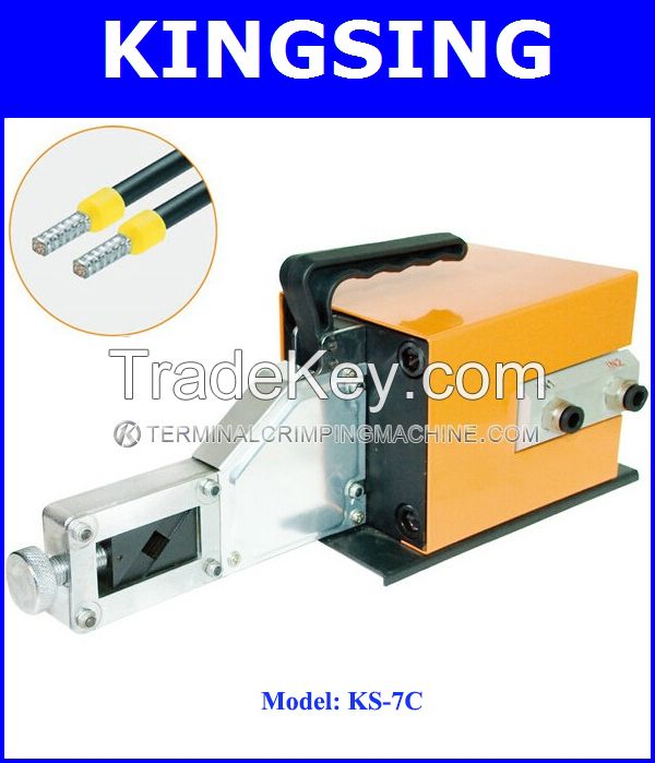 Cable end-slaves Terminal Crimping Machine KS-7C+ Free Shipping by DHL