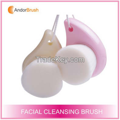 KR popular plastic handle cleaning face brush