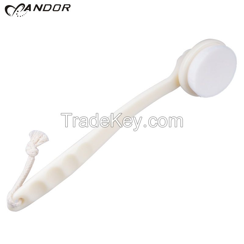 Happy shower detachable long handle bath brush