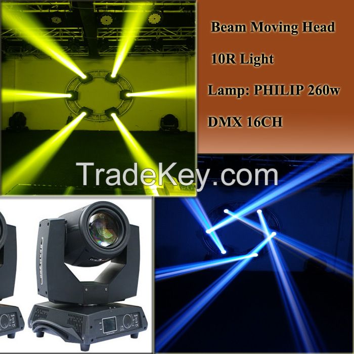 PHILIP 260w Beam Moving Head Light 10R Stage Light 