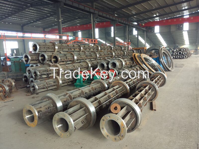 spun concrete pole molds, pole machinery