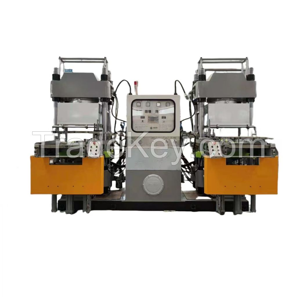 High Quality Rubber Automatic Vacuum Flat Vulcanizing Machine 300T Rubber Vulcanizing Machine Rubber Sheet Flat Vulcanizing Press Machine