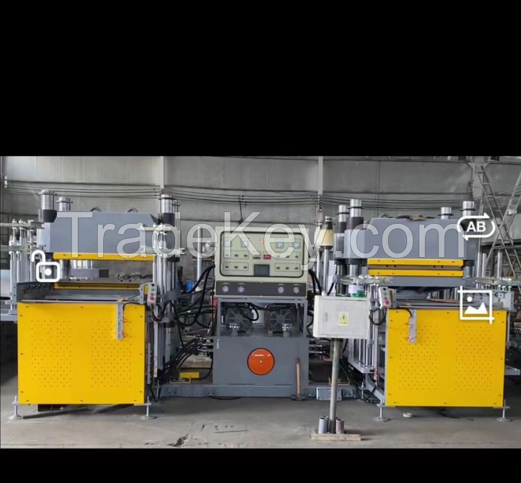 High Quality Rubber Automatic Vacuum Flat Vulcanizing Machine 300T Rubber Vulcanizing Machine Rubber Sheet Flat Vulcanizing Press Machine