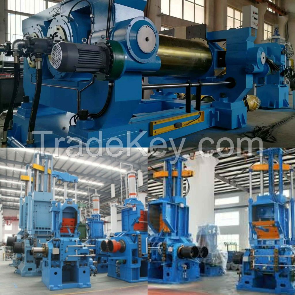 High Quality Automatic Rubber Open Mixing Mill Rubber Internal Mixing Mill Automatic Rubber Mixer Compounding Mixing Two Rolls Mixing Machine Open Type Internal Type