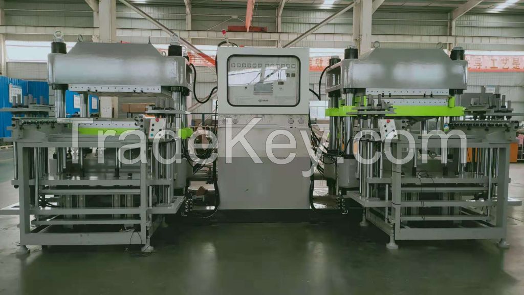 High Quality Rubber Automatic Vacuum Flat Vulcanizing Machine 200T 300T 400T Rubber Vulcanizing Machine Rubber Sheet Flat Vulcanizing Press Machine
