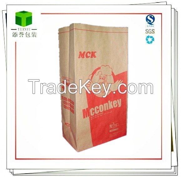 Kraft Paper Bag Seed Food Grain Cement Bag