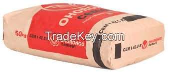 Hot Sale Multiwall 50kg 25kg Kraft Paper Cement Bag with PE Liner