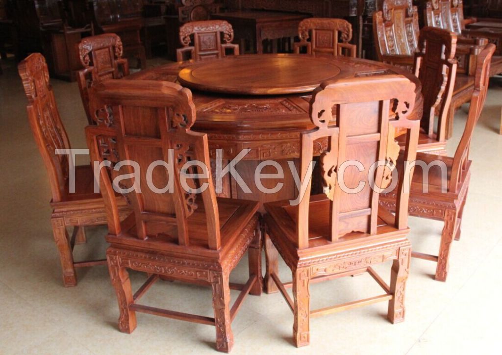 rosewood 9pcs dining room sets