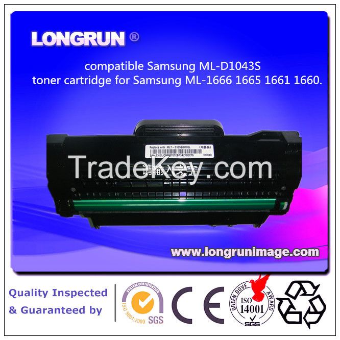 compatible Samsung MLT-D104S Toner Cartridge for Samsung ML-1666/1665/1661/1660/SCX-3200/3201/3218