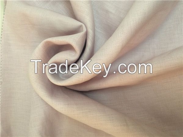 pure linen dyed fabric for garment