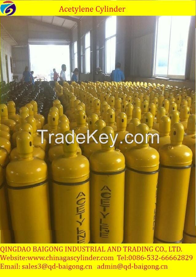 40l acetylene gas cylinder, gas cylinder for sale