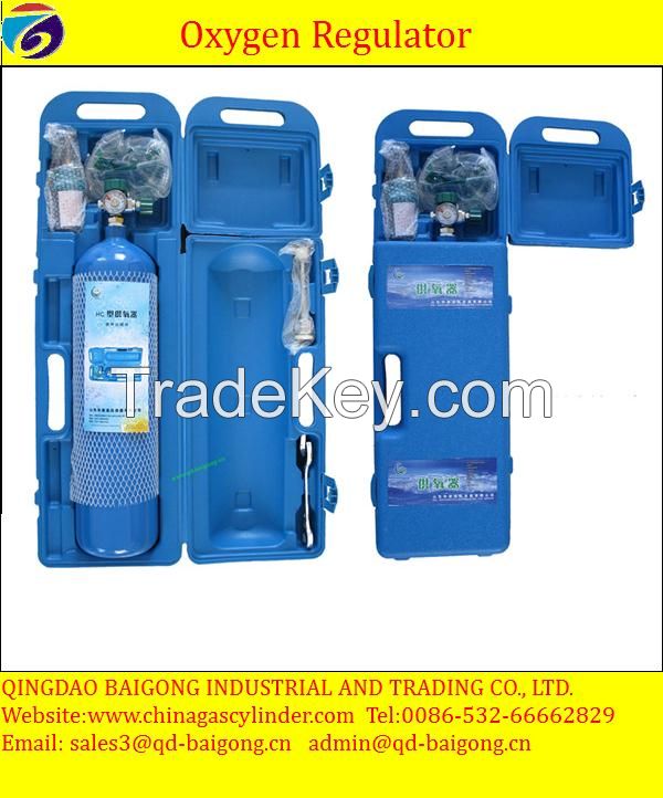 high pressure portable oxygen gas cylinder 