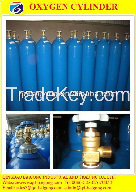 high pressure portable oxygen gas cylinder 