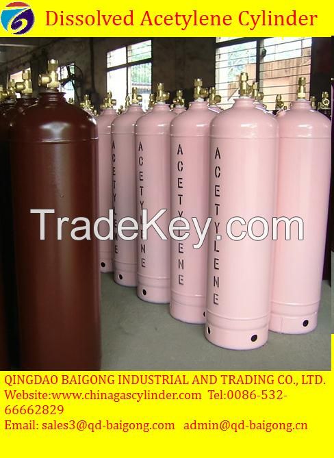 40l acetylene gas cylinder, gas cylinder for sale