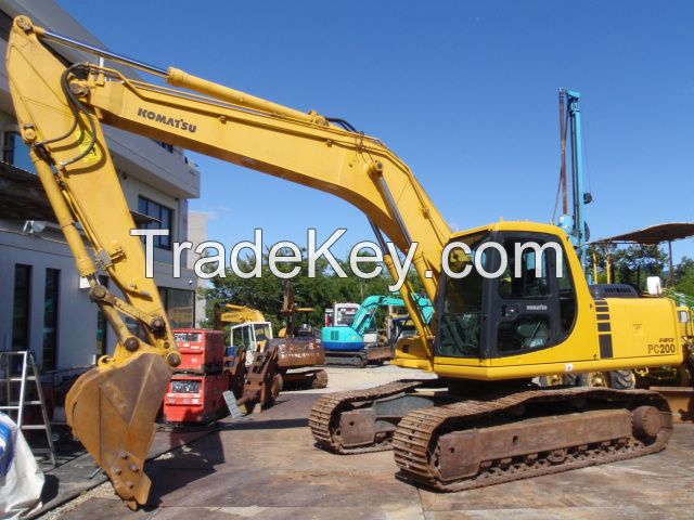 Used Crawler Excavators Komatsu PC200-6