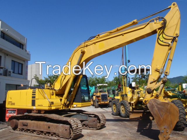 Used Crawler Excavators Komatsu PC200-6