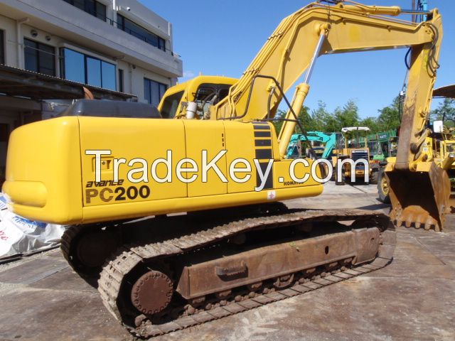 Used Crawler Excavators Komatsu PC200-6