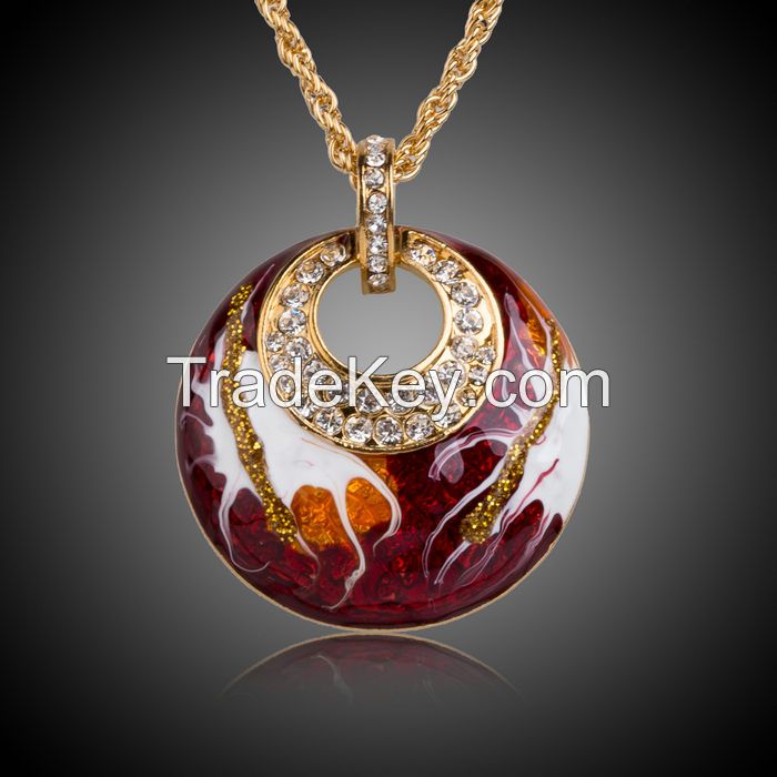 Fashion necklace,pendant necklace,18k gold plated wholesale necklace (XN014)