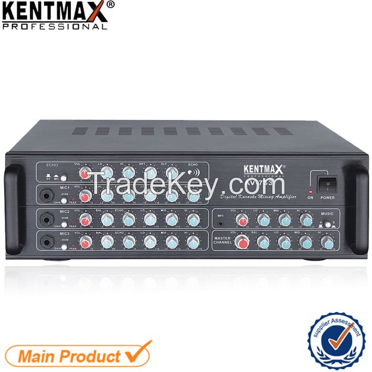 220 Voltage 4 Ohms 180 Watts Home Karaoke Mixer Amplifier