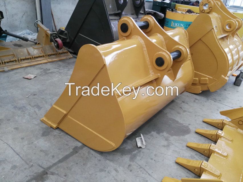 excavator wide bucket, trench bucket, mud bucket