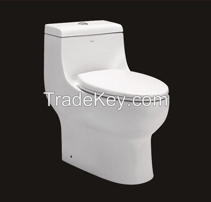 Bathroom one piece sophoic wc toilet bowl/Ceramic dual flush wc toilet seat-PR0852 