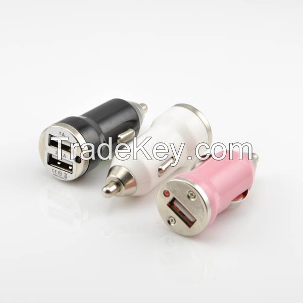 MINI COLORFUL USB CAR CHARGER