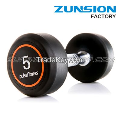 Round Rubber Dumbell Set