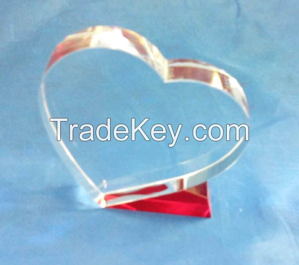 CHINA k9 blank crystal glass trophy award for business gifts