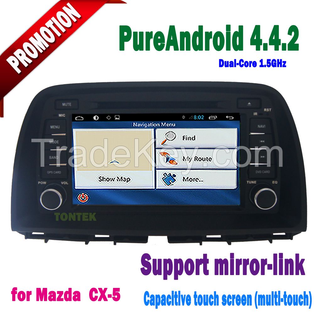 mazda cx-5 car dvd gps support dvr function mirror link steering wheel