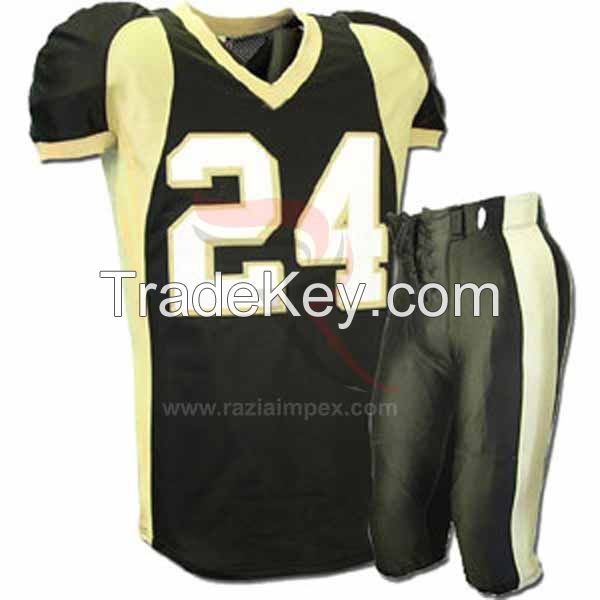 sublimated American football uniform