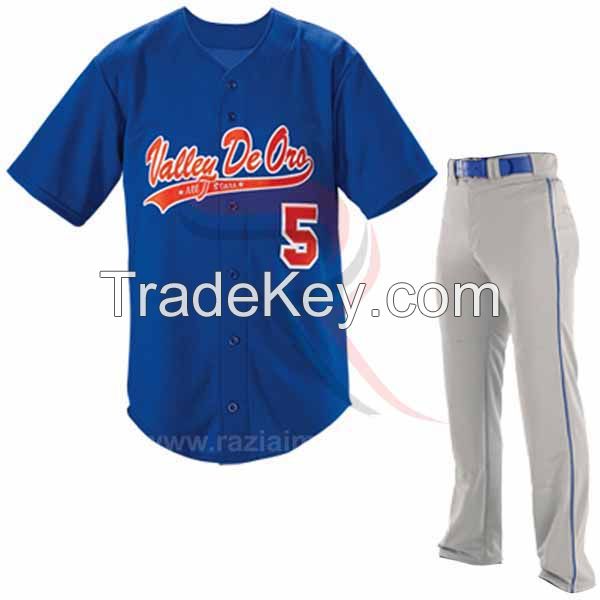 2016 sublimation cheap baseball uniforms