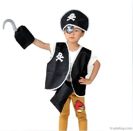 5pcs each set pirate cosplay party costumes dress for Kids