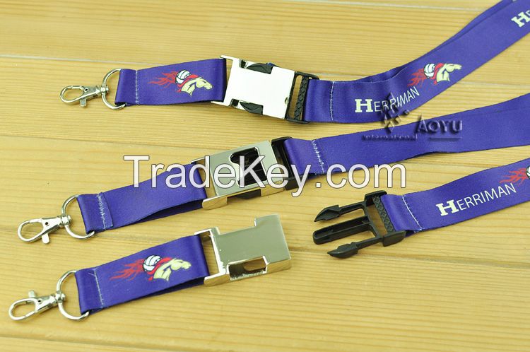 Promotion gift items: bottle opener 45*2.5cm keychain with lanyard(can be personalized)