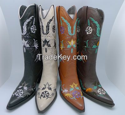 Women Western Cowboy Boots