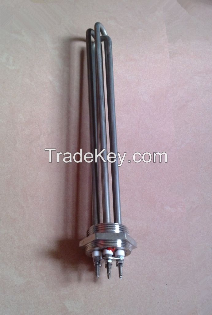 Standard Flange Heating Element, Hexagon Thread Heater Pipe