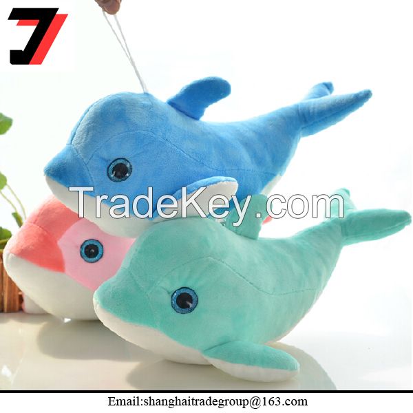 Plush toys! Sea world, children&#039;s toys, creative dolphin doll, dolphin pillow