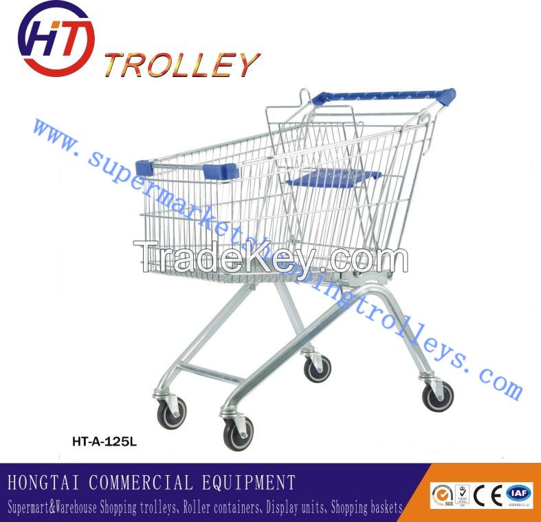 Europe 125L shopping trolley for supermarket