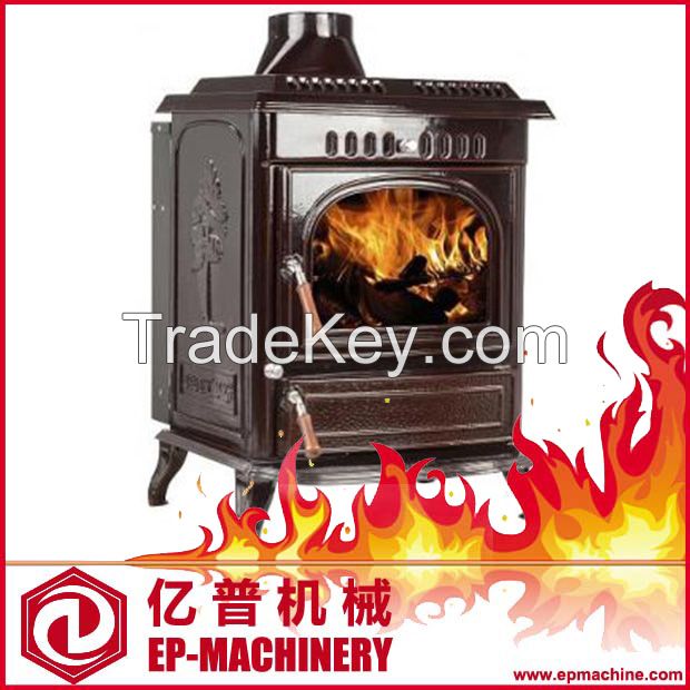 wood burning stove fireplace