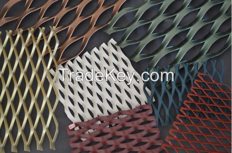 High Quality Expanded Metal Mesh in dirrent colours.