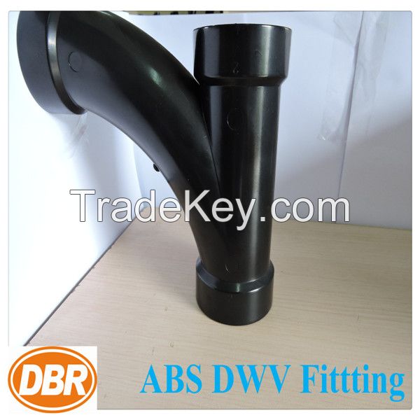 abs pipe fittings 2 inch combination wye and 1/8 bend