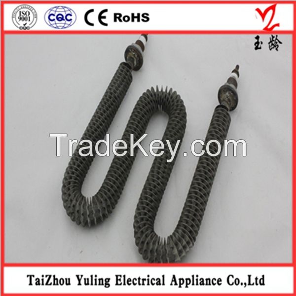 easy to maintain/industrial finned Dry Ashing U-tube heating element