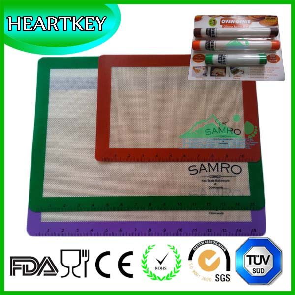 Factory Lowest Price Super Quality 3pcs Silicone Non-stick Baking Mat Set