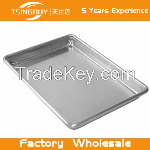 Factory direct wholesale bread baking aluminum sheet-non-stick Baking Trays