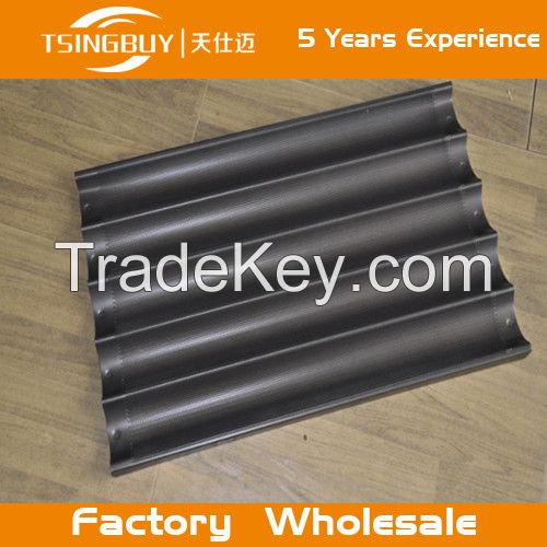 Factory direct wholesale bread baking aluminum sheet/teflon coated baking tray