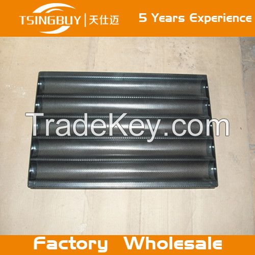 Factory direct wholesale bread baking aluminum sheet/teflon coated baking tray