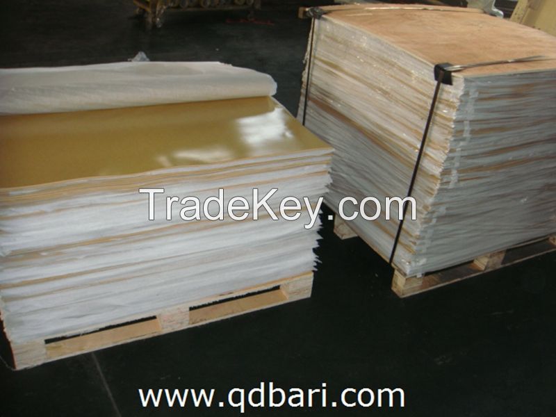 beige shiny rubber sole sheet