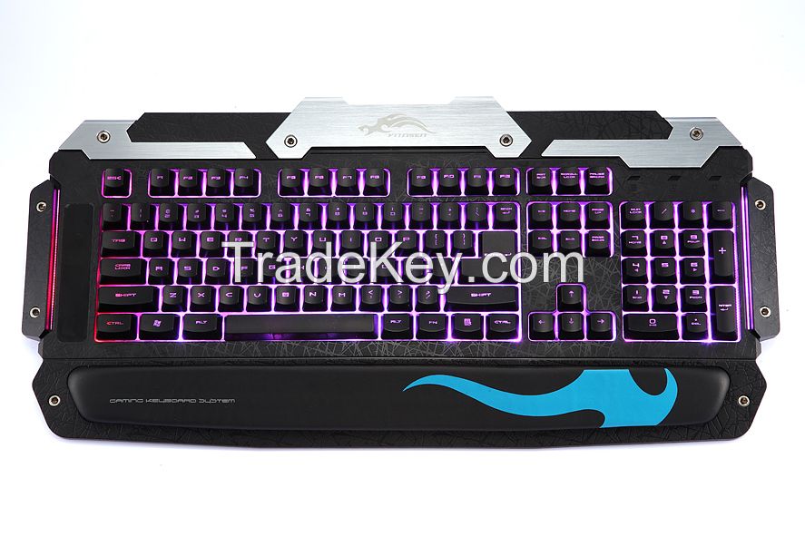 X5 Computer keyboard, back-lit keys, Christmas 2014 ergonomic wired gaming keyboard