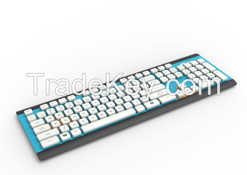 KB-630 Fashion and high quality wired computer keyboard, office business keyboard, support DIY design